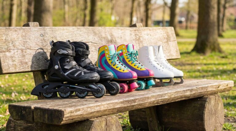 An image showing the best skate shoes for inline, roller and ice skating